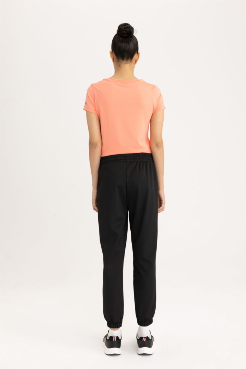 نساء أسود Standard Fit Trousers