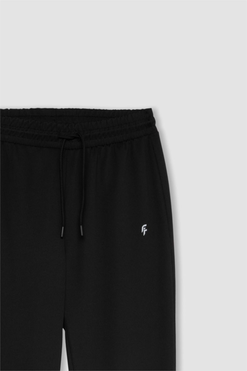 نساء أسود Standard Fit Trousers