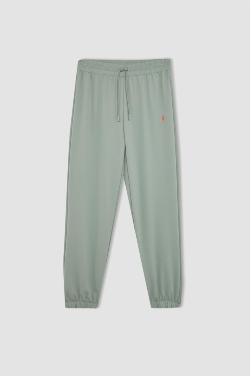 نساء أخضر Standard Fit Trousers