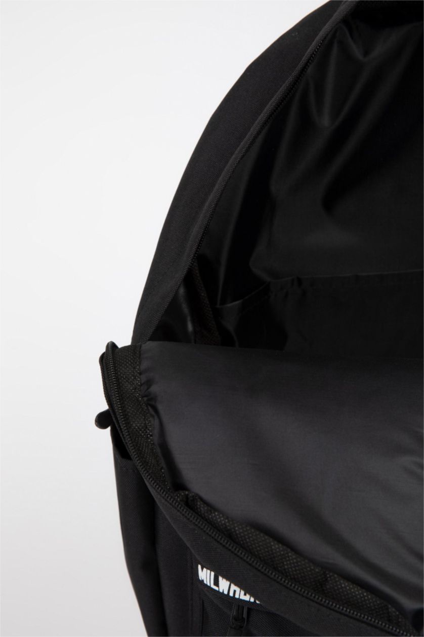 Erkek Karma Unisex NBA Milwaukee Bucks Su İtici Kumaş Okul Çantası