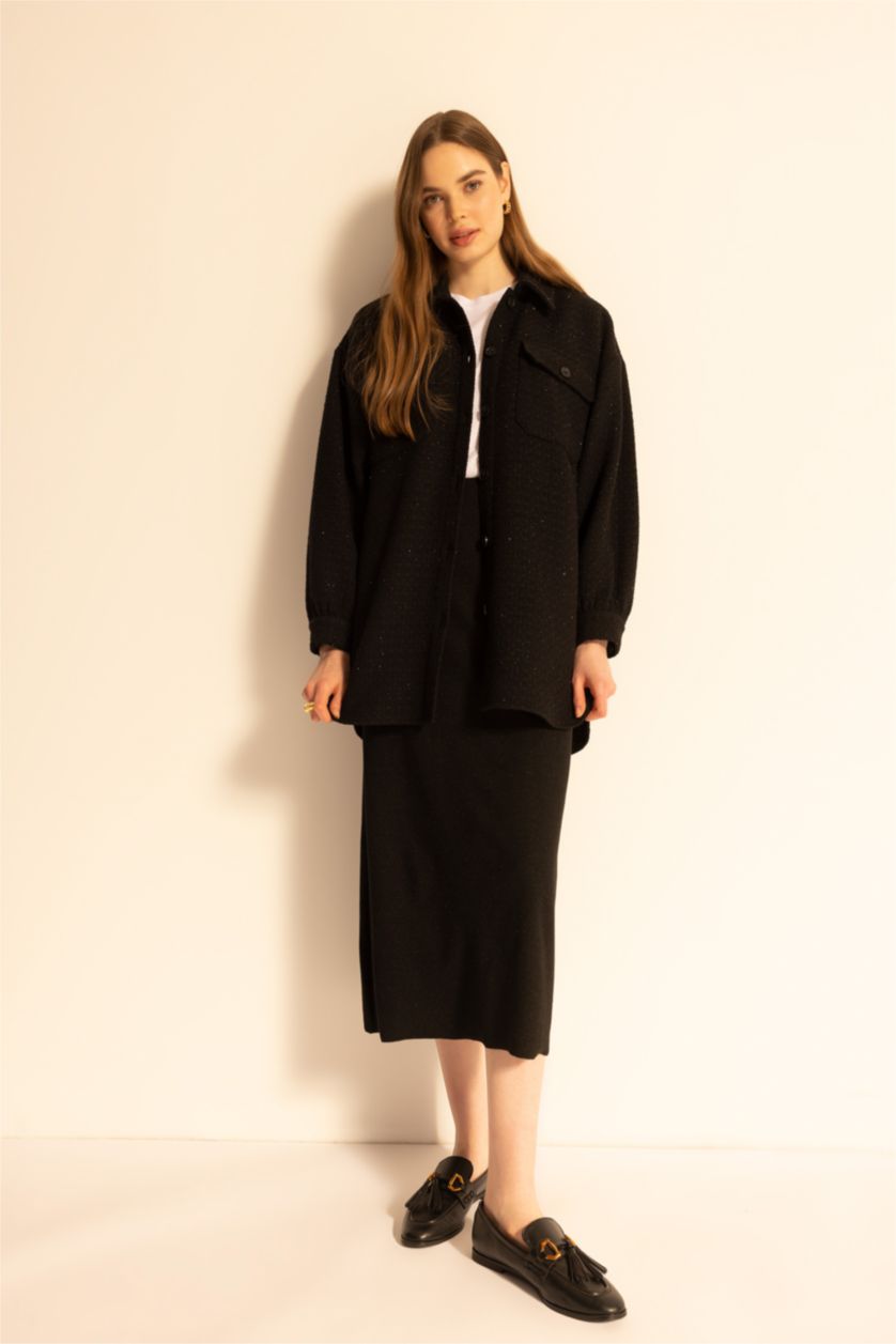نساء أسود Regular Fit Maxi