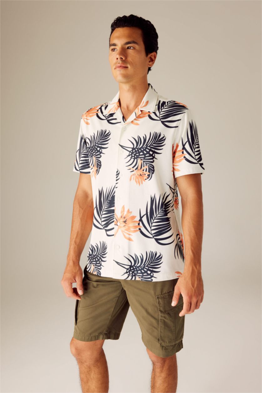 MAN Mint Regular Fit Short Sleeve Shirt