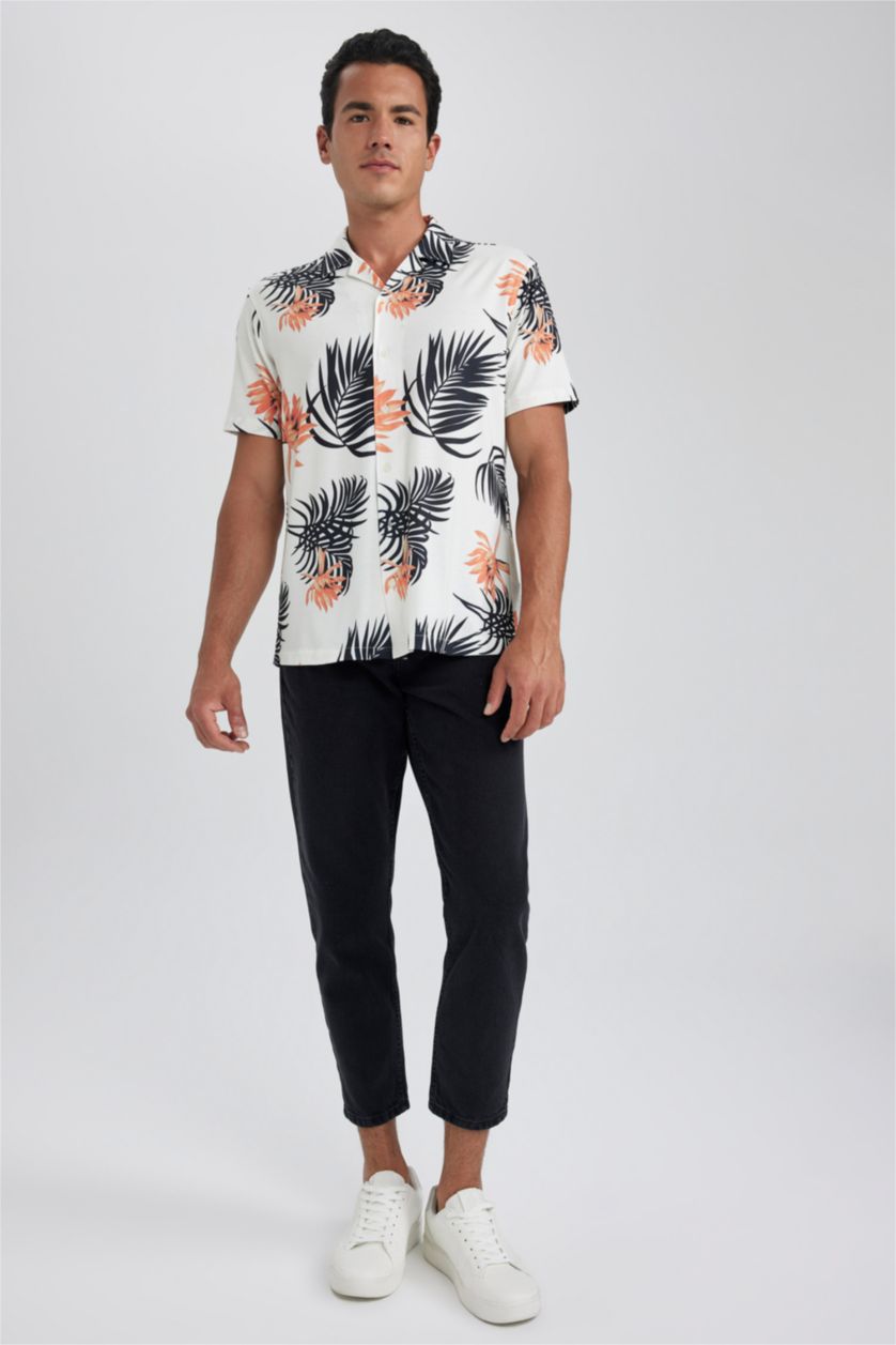 MAN Mint Regular Fit Short Sleeve Shirt