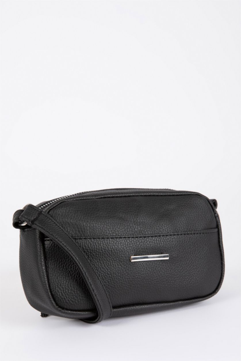 FEMME Noir Sac À Bandoulière En Similicuir Pour Femme