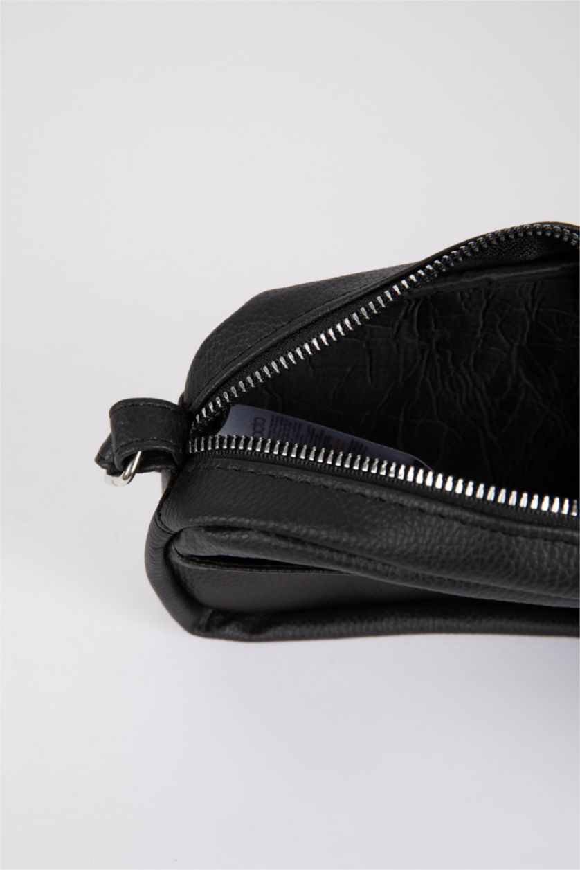 FEMME Noir Sac À Bandoulière En Similicuir Pour Femme