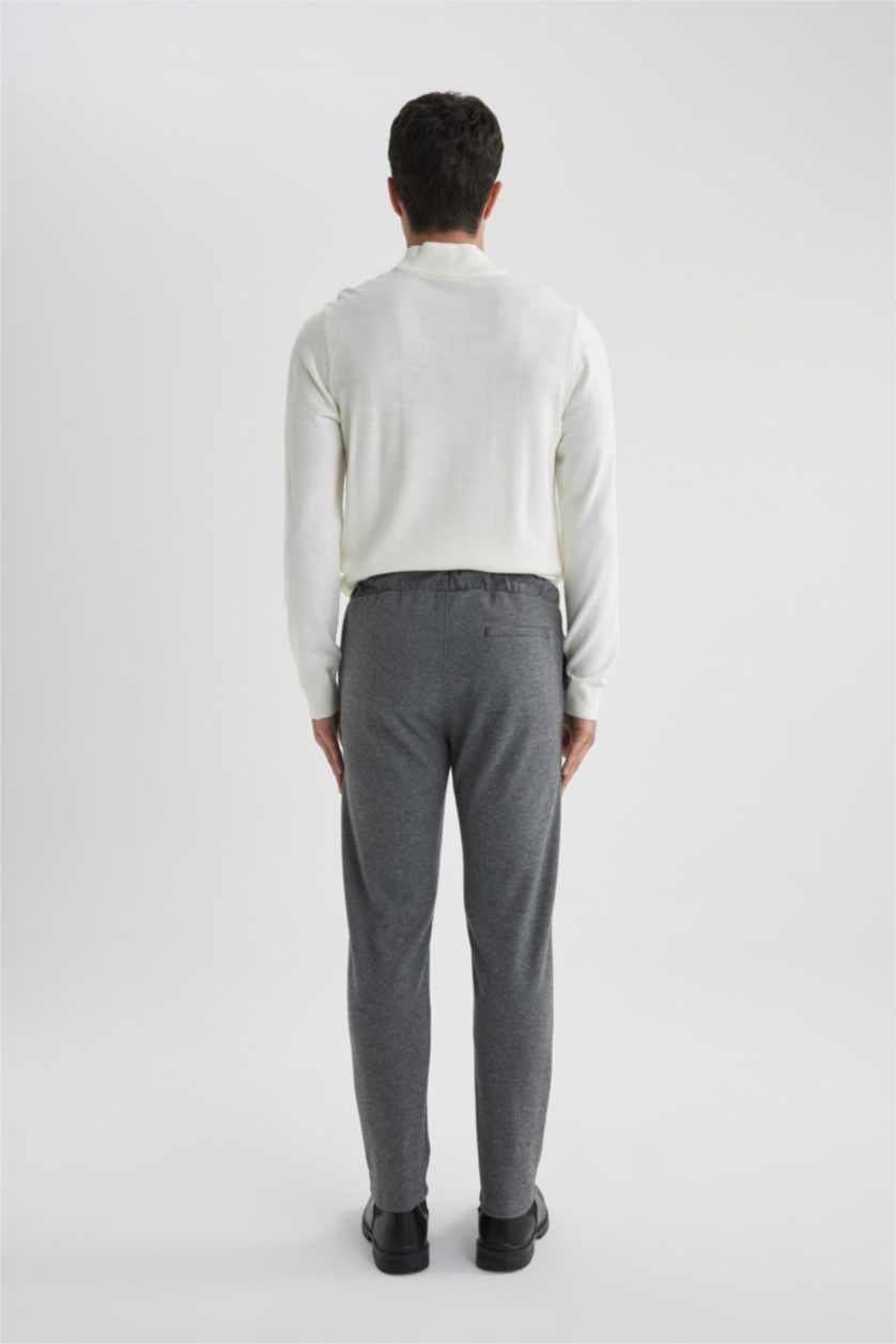 رجالي رمادي بنطلون جوجر فيت