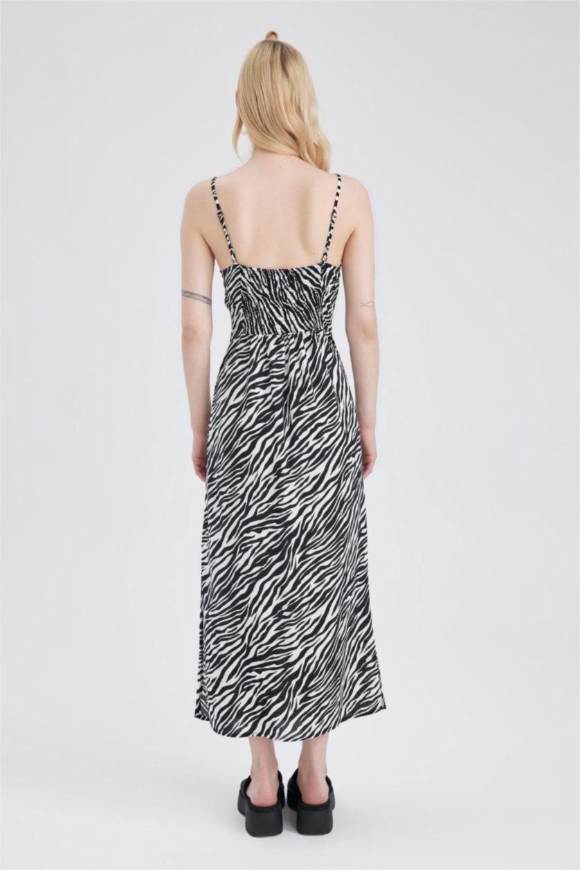 FEMME Noir Robes Col En V