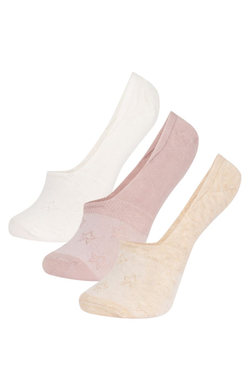نساء Karma جوارب فلات قطن - 3 قطع