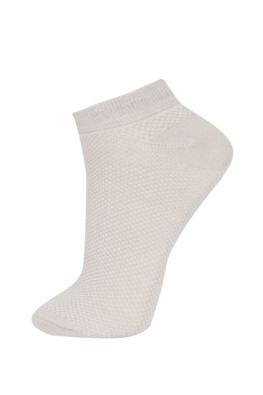 Kadın Karma Kadın 3'lü Pamuklu Patik Çorap