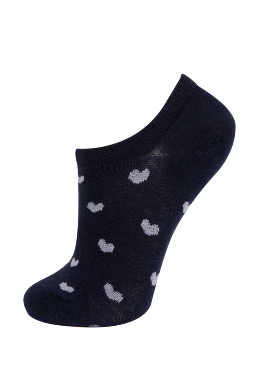 Kadın Karma Kadın 3'lü Pamuklu Sneaker Çorap