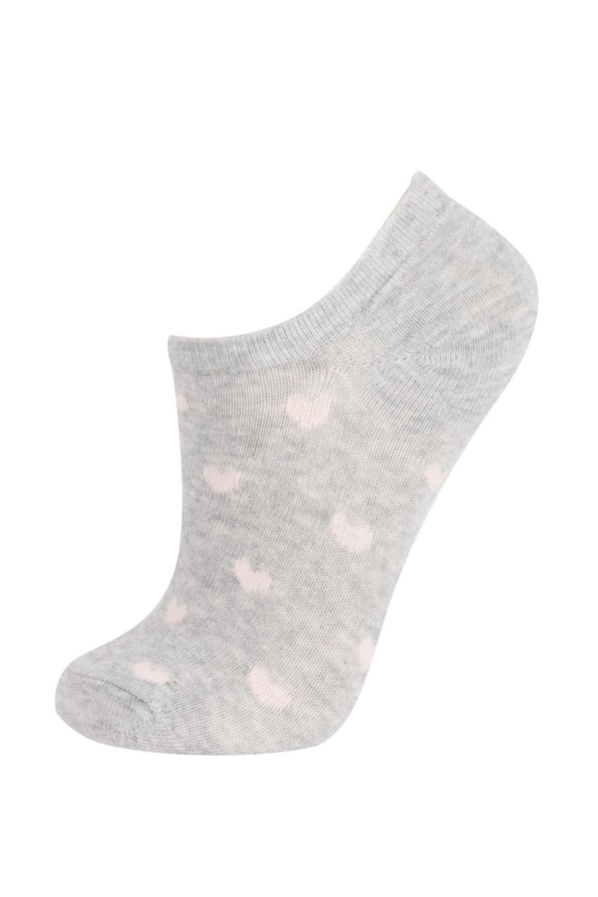 Kadın Karma Kadın 3'lü Pamuklu Sneaker Çorap