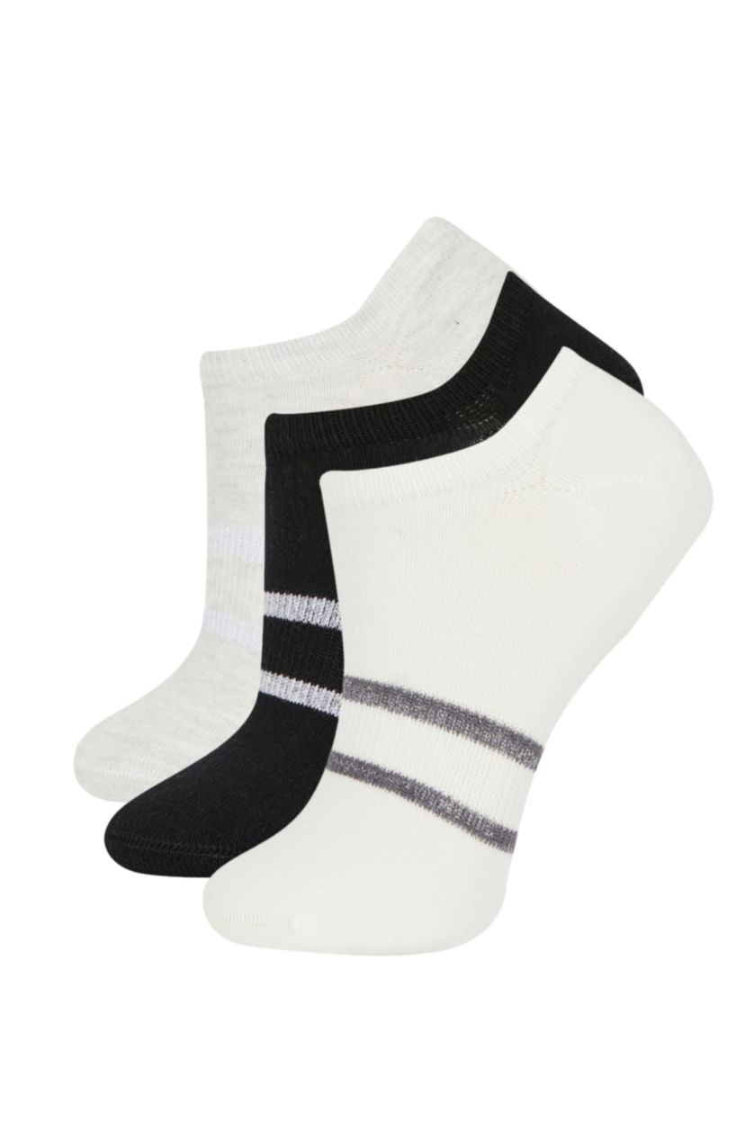 WOMAN MIXED 3 piece Cotton Step Socks