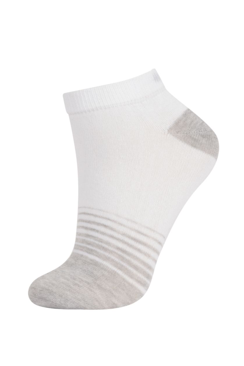 Kadın Karma Kadın 5'li Pamuklu Patik Çorap