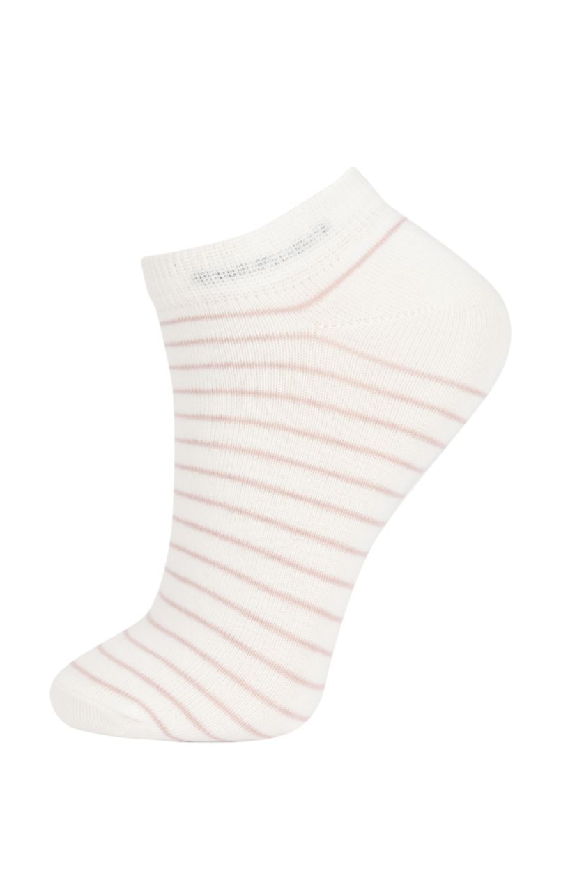 Kadın Karma Kadın 3'lü Pamuklu Patik Çorap