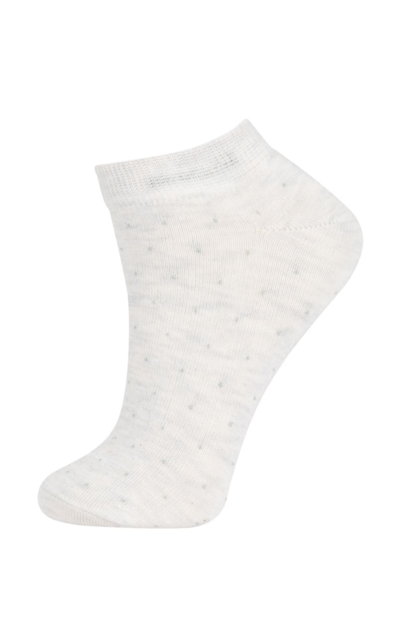 Женщины Разноцветный Носки из хлопка для женщин, 3 пары