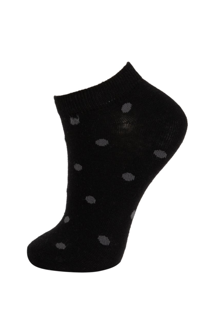 Kadın Karma Kadın 3'lü Pamuklu Patik Çorap