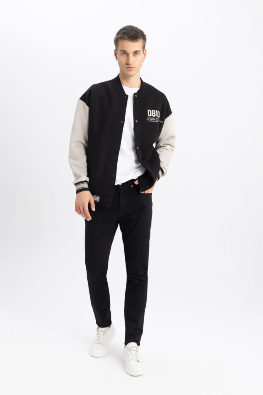 MAN Black Oversize Fit Cardigan