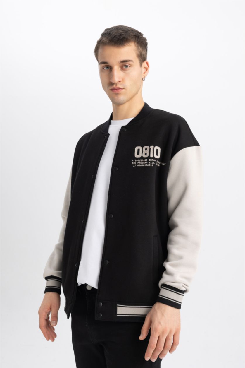 MAN Black Oversize Fit Cardigan