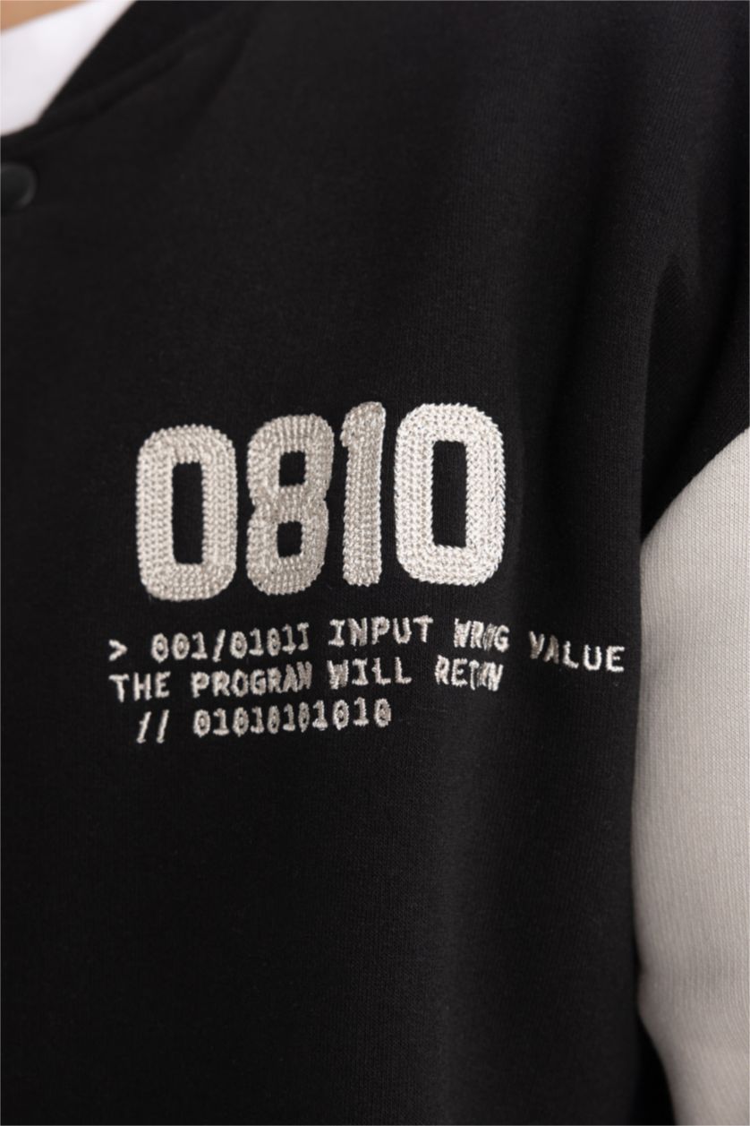 MAN Black Oversize Fit Cardigan