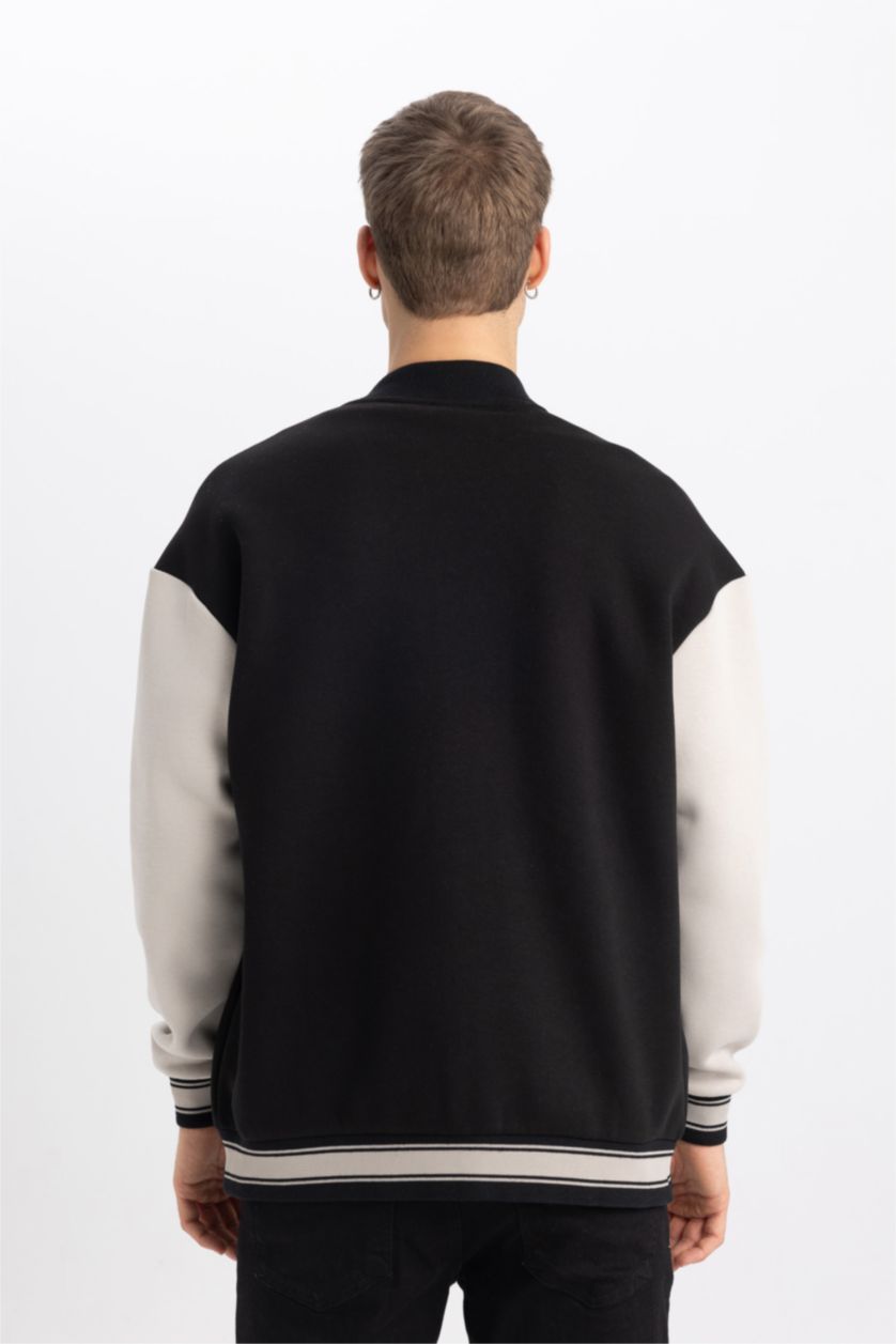 MAN Black Oversize Fit Cardigan