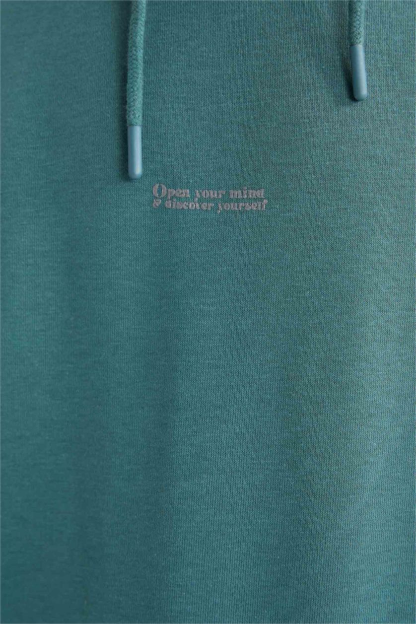 MAN Green Regular Fit Sweatshirt