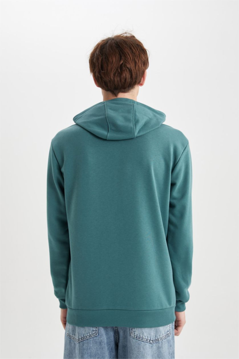 MAN Green Regular Fit Sweatshirt