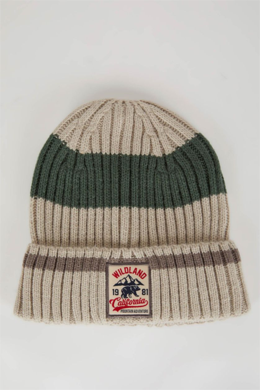 HOMME Écru Bonnet d'hiver