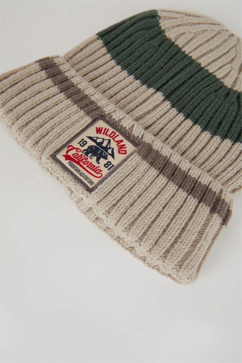 HOMME Écru Bonnet d'hiver
