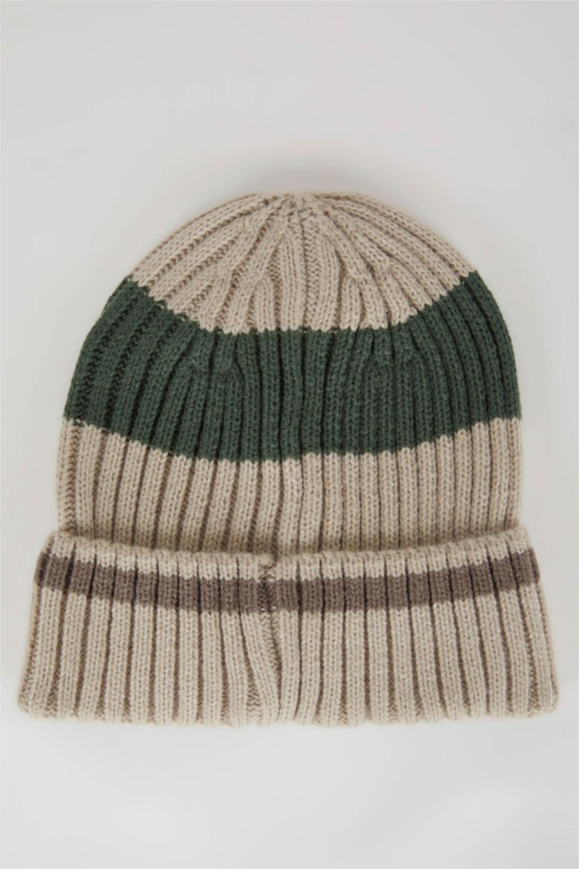 HOMME Écru Bonnet d'hiver
