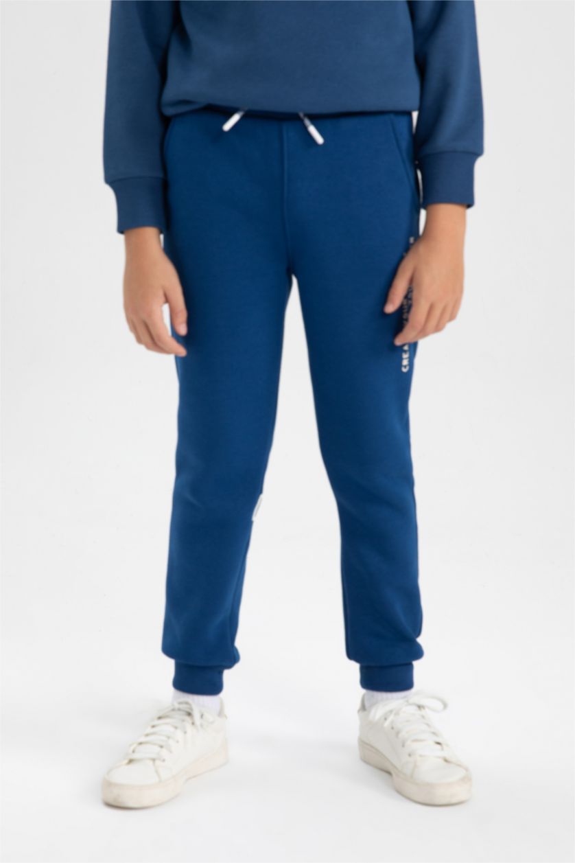GARÇONS Bleu Pantalon Coupe Régulière