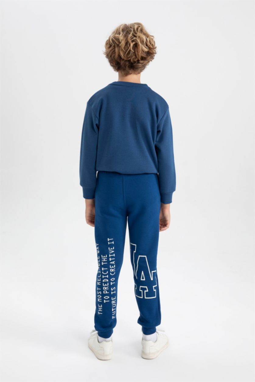 GARÇONS Bleu Pantalon Coupe Régulière