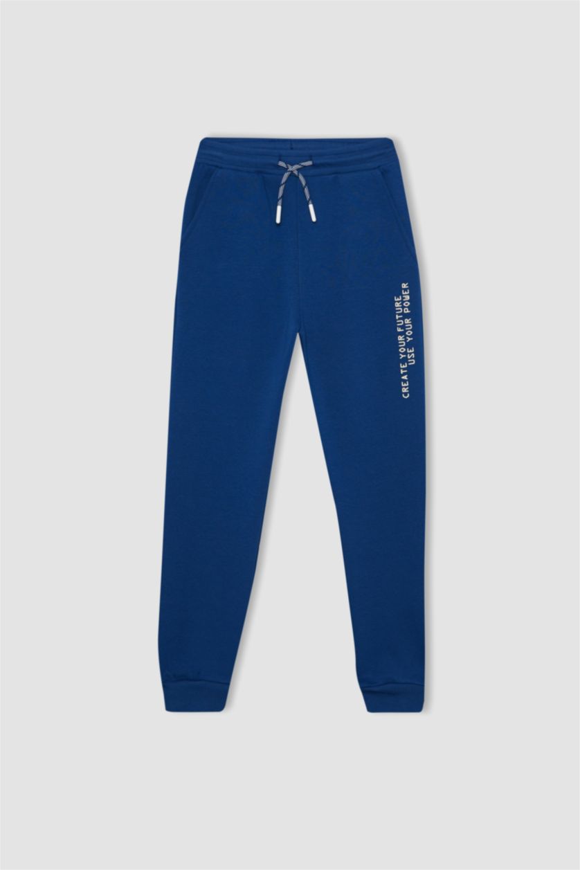 GARÇONS Bleu Pantalon Coupe Régulière