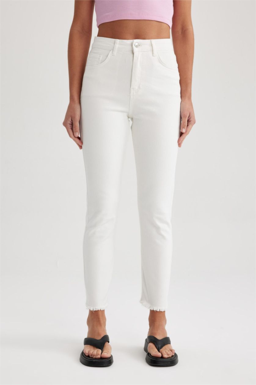 FEMME Blanc High Waist Trousers