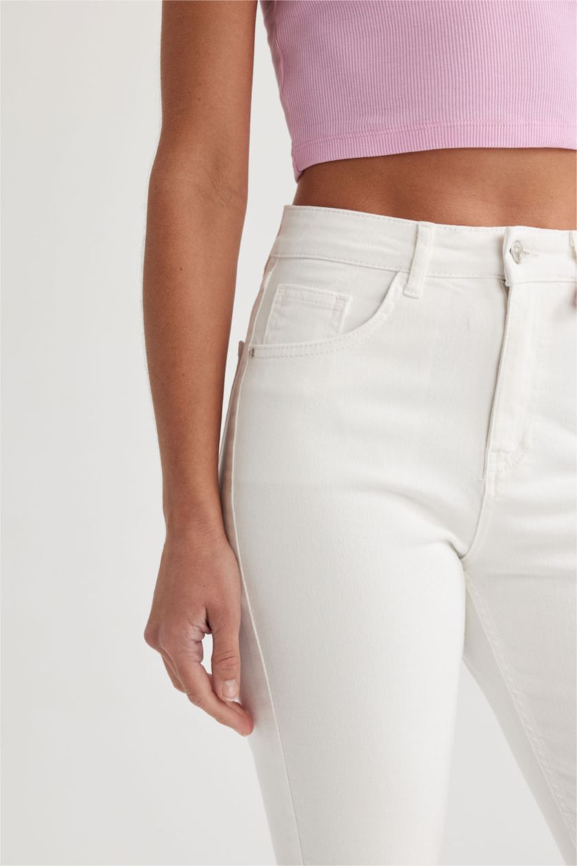 FEMME Blanc High Waist Trousers