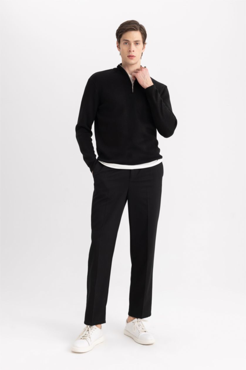 MAN Black Standard Fit Knitwear Pullover