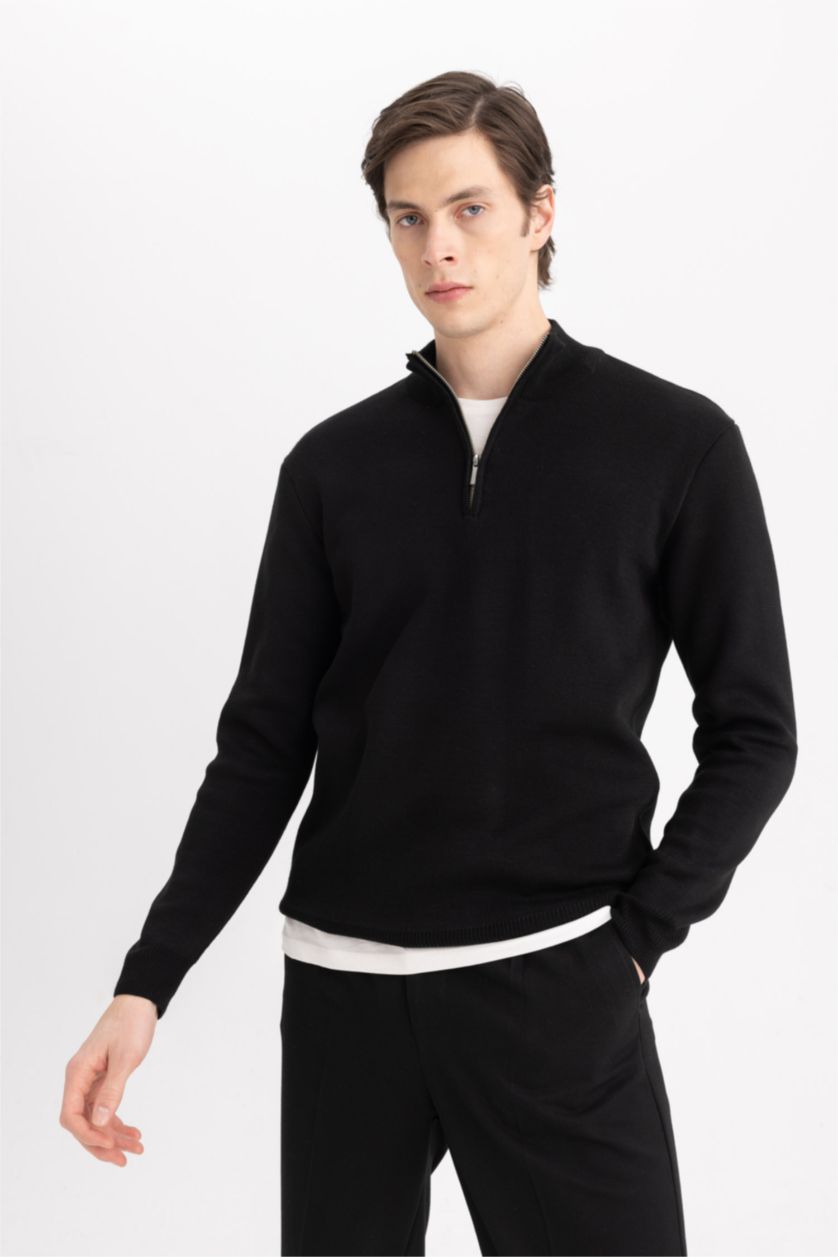MAN Black Standard Fit Knitwear Pullover