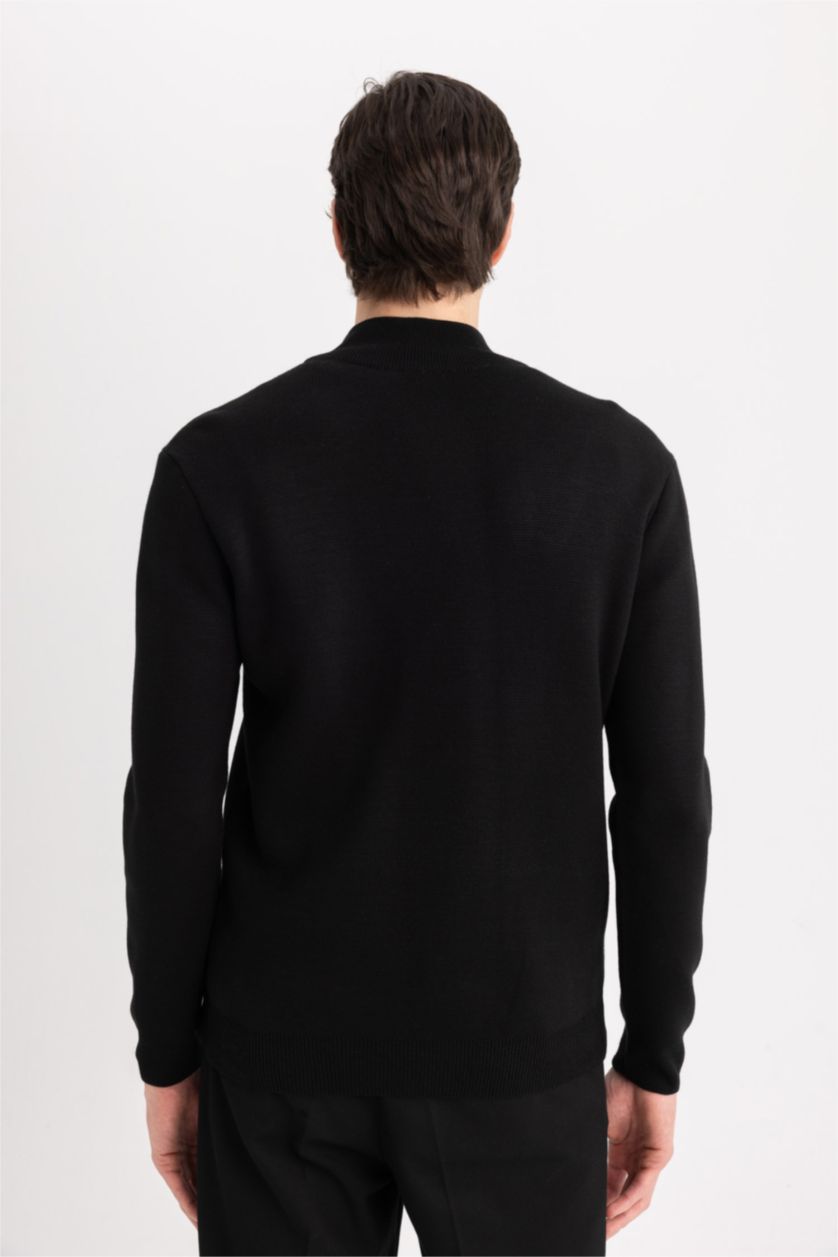 MAN Black Standard Fit Knitwear Pullover