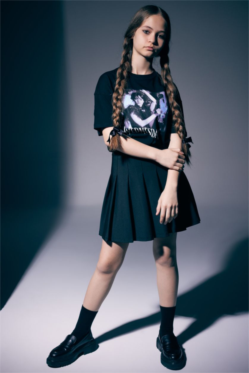 FILLES Noir Jupe Plissée Fille