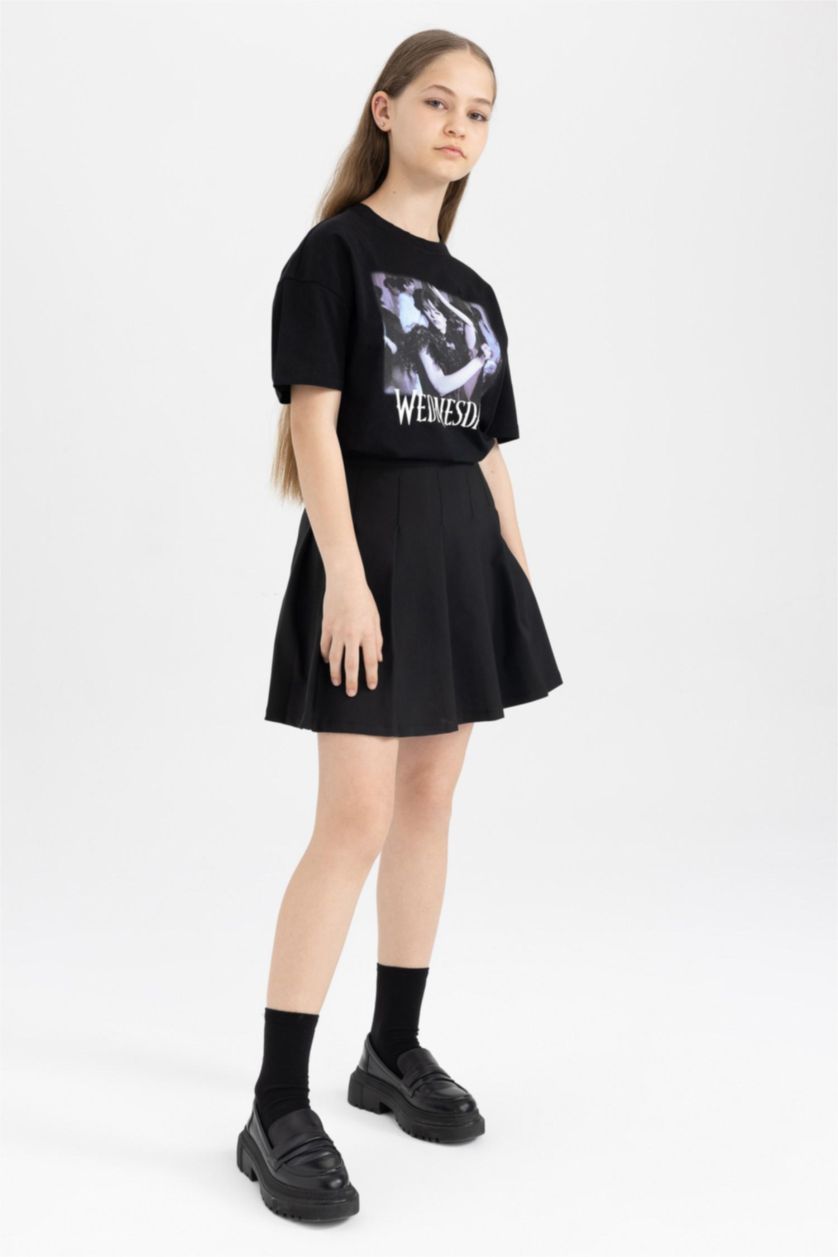 FILLES Noir Jupe Plissée Fille