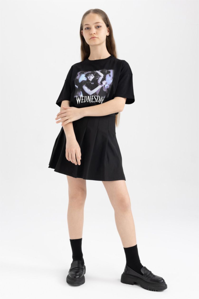 FILLES Noir Jupe Plissée Fille