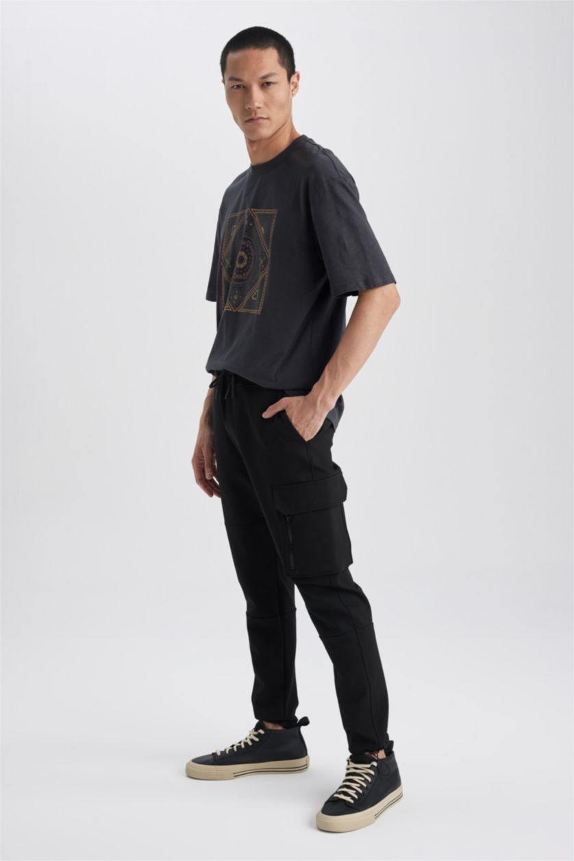 HOMME Noir Coupe jogging