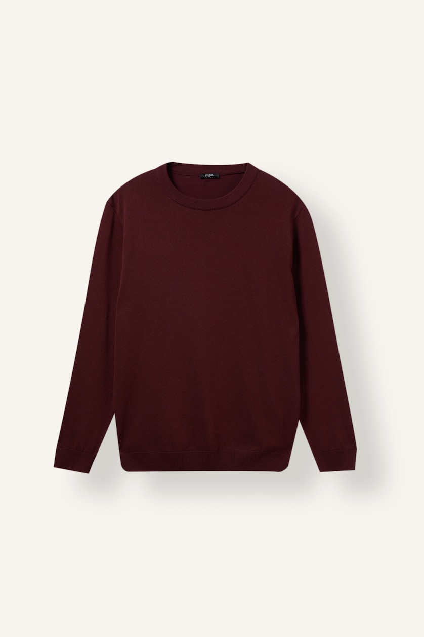 Men Bordeaux Pullover