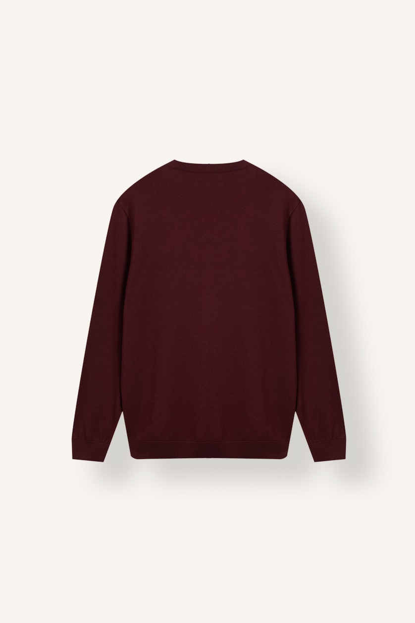 Men Bordeaux Pullover