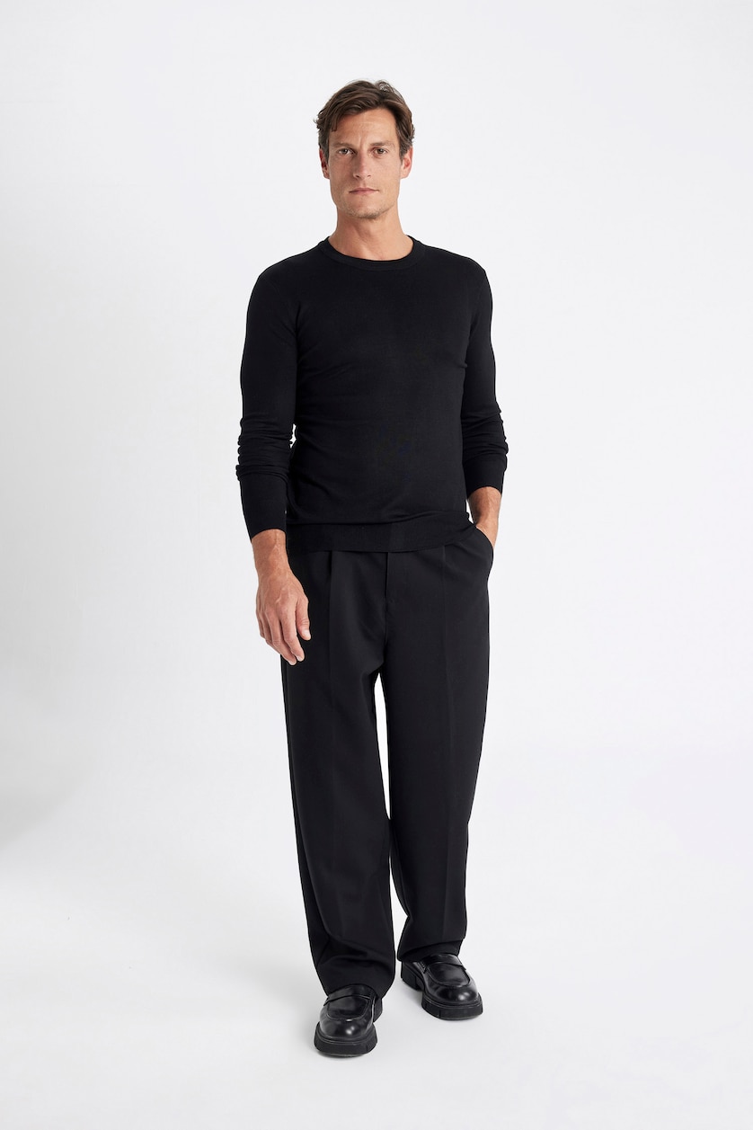 HOMME Noir Pull Tricot