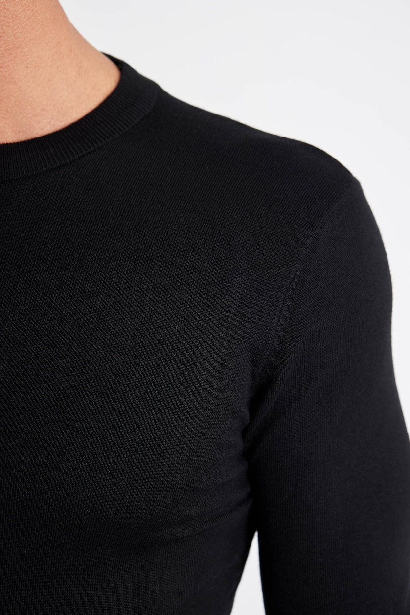 HOMME Noir Pull Tricot