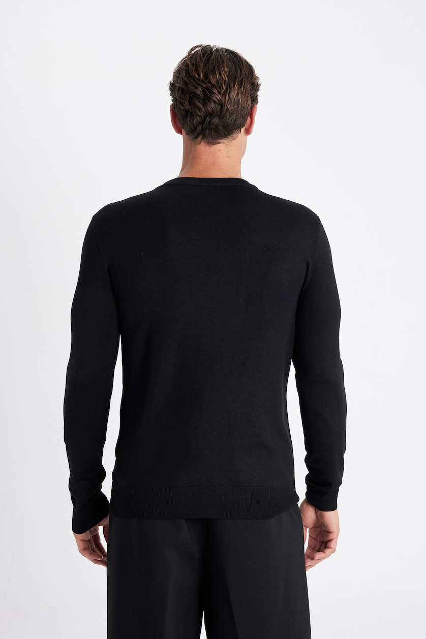HOMME Noir Pull Tricot