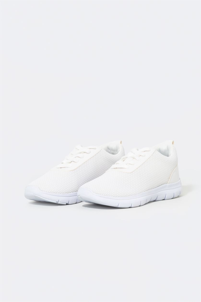 WOMAN White Woman Thick Sole Sport shoes