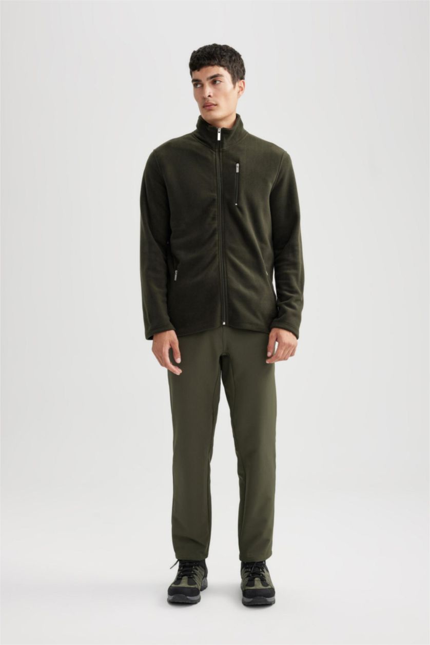 Ерлер Қараңғы Хаки қалыпты пішім Шалбар