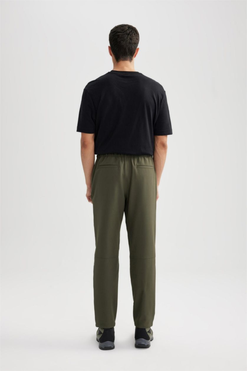 Ерлер Қараңғы Хаки қалыпты пішім Шалбар