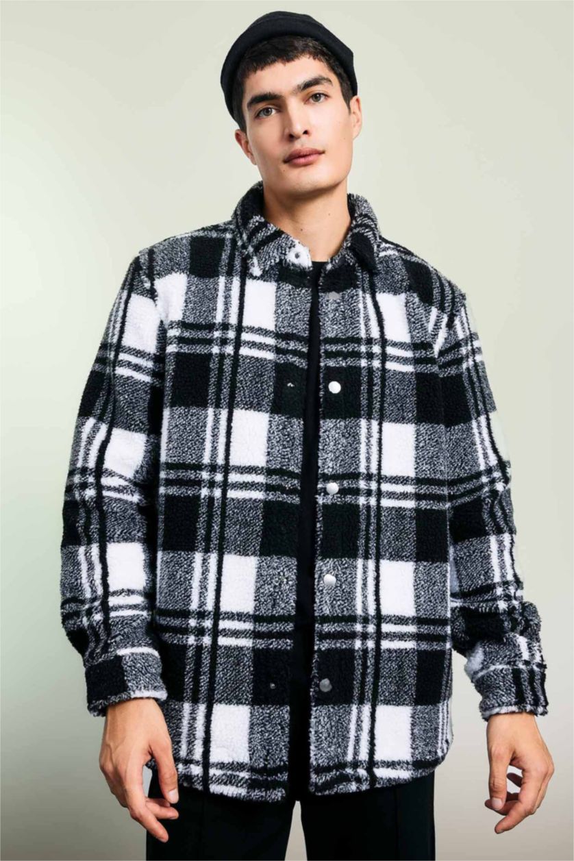 Veste Chemise Homme River Island - Noire à Carreaux - Taille M - Occasion Parfait état